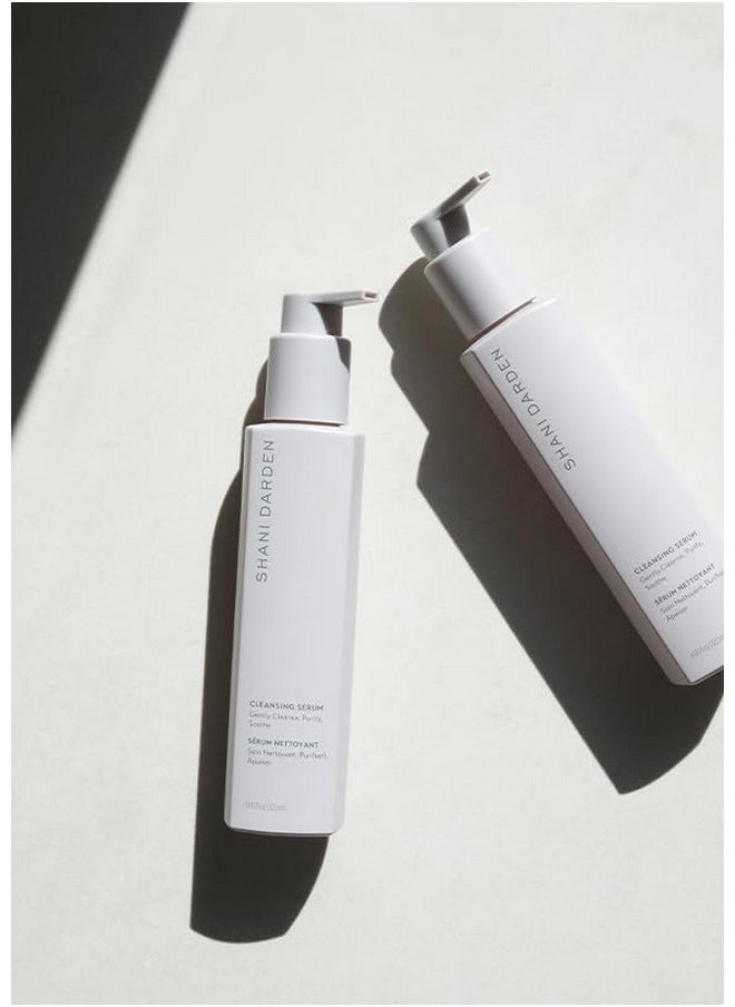 SHANI DARDEN SKINCARE Cleansing Serum, A Daily Facial Cleanser and Makeup Remover, Hyaluronic Acid Serum Face Wash, Removes Face Oil and Dirt, 4 Fl. Oz