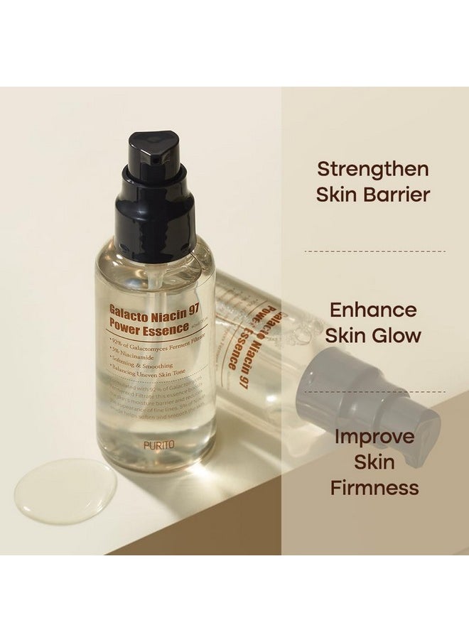 PURITO Galacto Niacin 97 Power Essence 2 fl.oz /92% galactomyces/fermented/Treatment essence/pore control