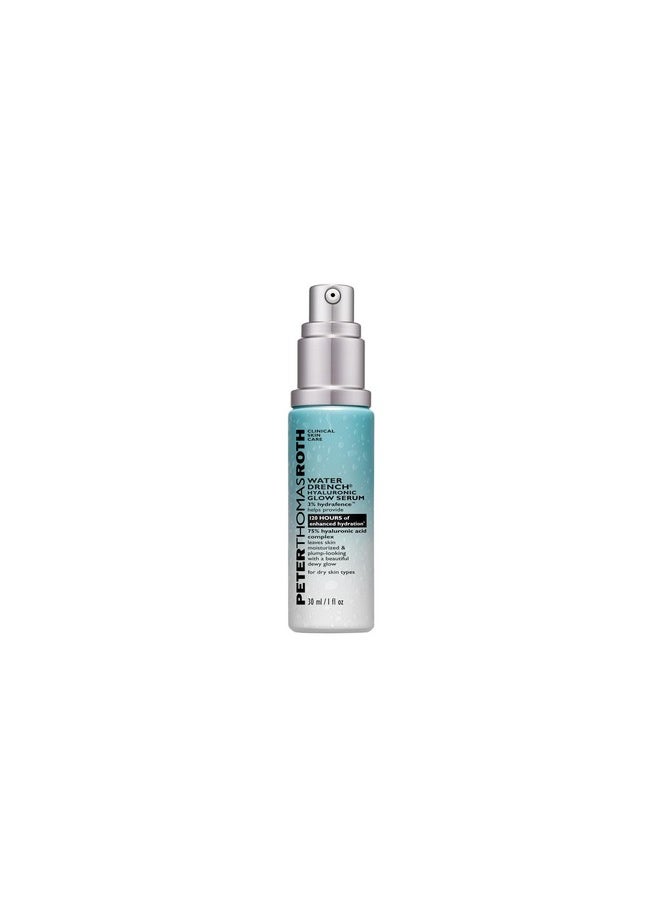 Peter Thomas Roth | Water Drench Hyaluronic Glow Serum | Hydrating Serum, Up to 120 Hours of Enhanced Hydration, 1 Fl Oz.