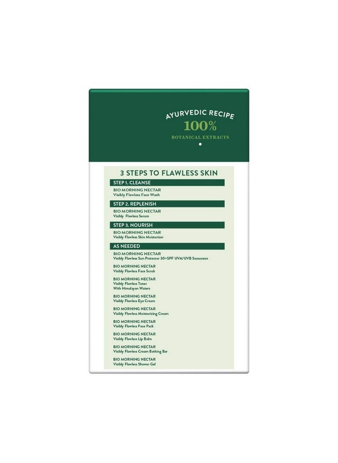 Biotique Morning Nectar Visibly Flawless Serum l Prevents Dark spots, Blackheads and Blemishes l Visibly Flawless Skin l Nourishes and Hydrates Skin l All Skin Types l 40ml