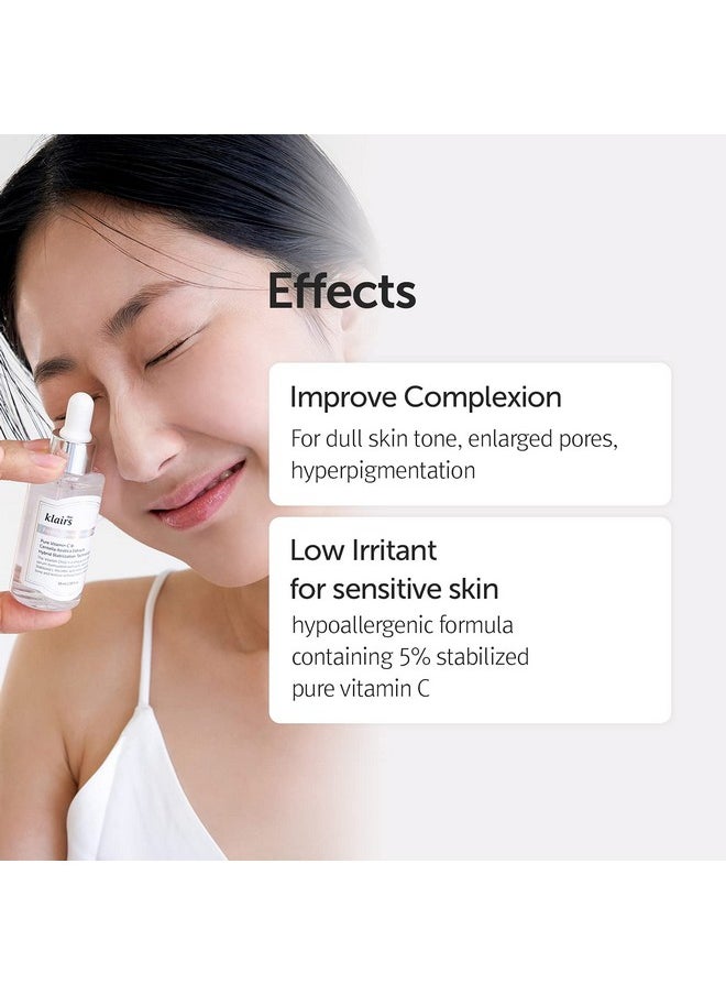 [DearKlairs] Freshly Juiced Vitamin Drop, 5% Hypoallergenic pure vitamin C serum, 35ml, 1.18oz | a potent skin rejuvenator, l ascorbic acid , antioxidant serum for face, korean skincare