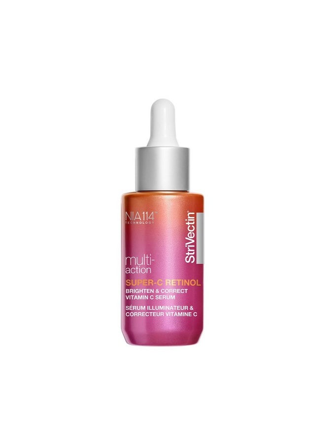 StriVectin Multi-Action Super-C Retinol Brighten & Correct Vitamin C Face Serum with Acerola Cherry Extract, 1 Fl Oz