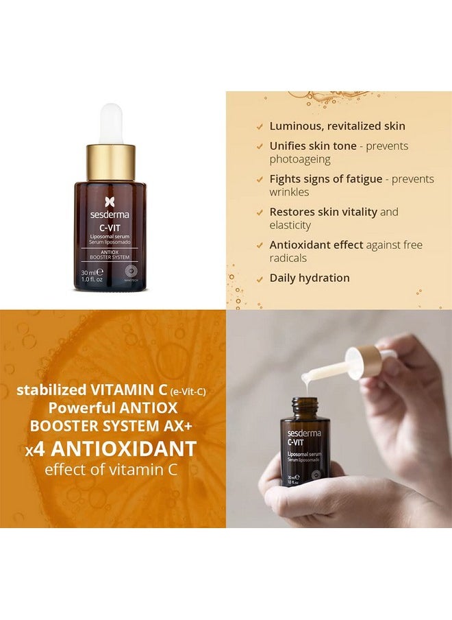 Sesderma | C-Vit Liposomal Serum | Hydrated and Radiant Skin | Antioxidant Serum | First Signs of Ageing | Pigmentation | Vitamin C Serum for Face | Professional Skincare | 30 ml