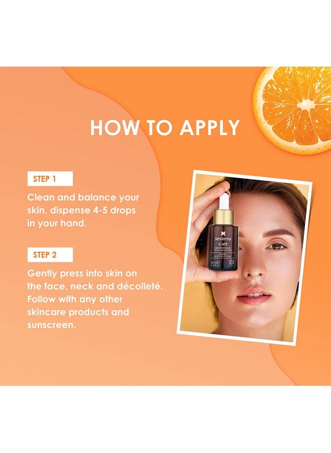 Sesderma | C-Vit Liposomal Serum | Hydrated and Radiant Skin | Antioxidant Serum | First Signs of Ageing | Pigmentation | Vitamin C Serum for Face | Professional Skincare | 30 ml