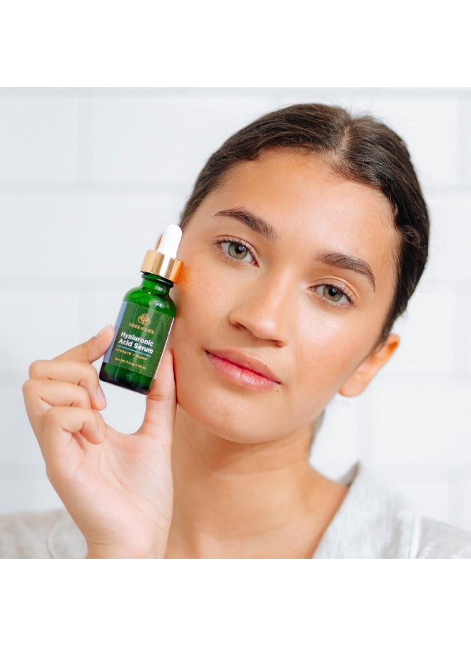 Tree of Life Beauty Facial Skin Care Set, Brightening, Firming, Hydrating, Dry Face, Dermatologist Tested - Retinol Serum and Hydrating Hyaluronic Acid - Skin Care Kit, 2 count of 1 Fl Oz