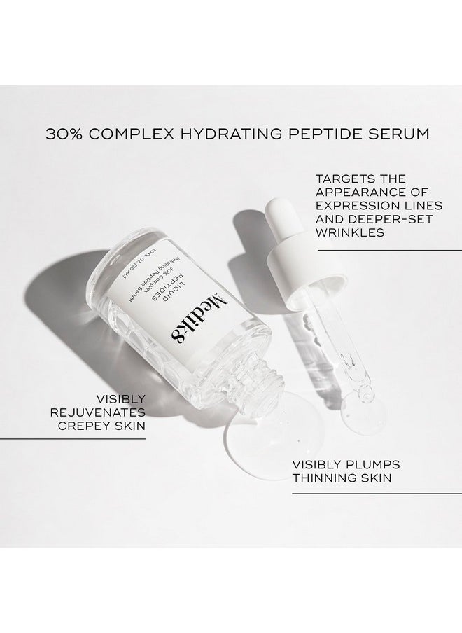 Medik8 Liquid Peptides - Advanced Regenerating Multi Peptide Serum - Firming, Smoothing Formula for Reducing Wrinkles and Fine Lines - Skin Hydrating, Brightening, and Plumping Treatment - 1.0 oz