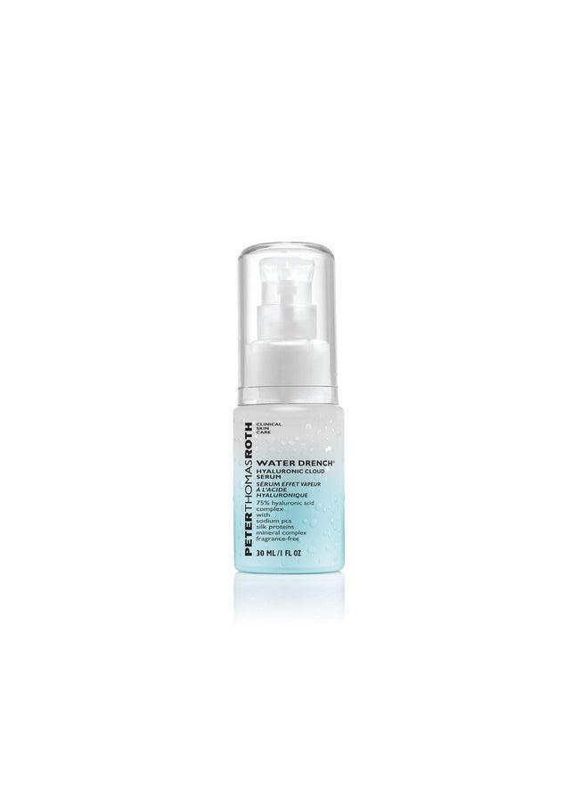 Peter Thomas Roth | Water Drench Hyaluronic Liquid Gel Cloud Serum | Hyaluronic Acid Serum for Fine Lines and Uneven Texture , 1 Fl Oz