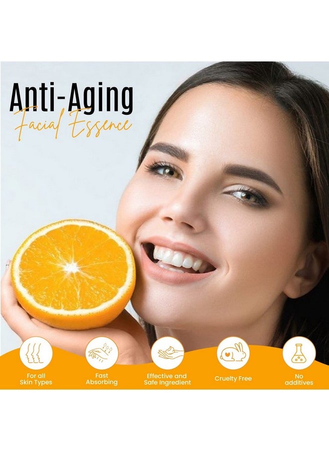 Dermaxgen 20% Vitamin C Serum + Hyaluronic Acid + Retinol + Vitamin E + Vitamin B PURE ORGANIC- Boost Skin Collagen, Moisturizer, Anti Aging & Wrinkle Facial Serum (8 FL OZ)