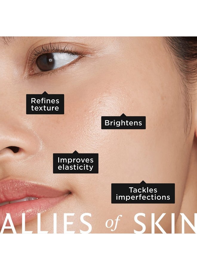 Allies of Skin Mandelic Pigmentation Corrector Night Serum: Mandelic, Lactic & Salicylic Acid, Hyaluronic Acid, Niacinamide, Bakuchiol, Rosehip & Tamanu Oils. Exfoliate & Target Uneven Skin Tone 1 oz