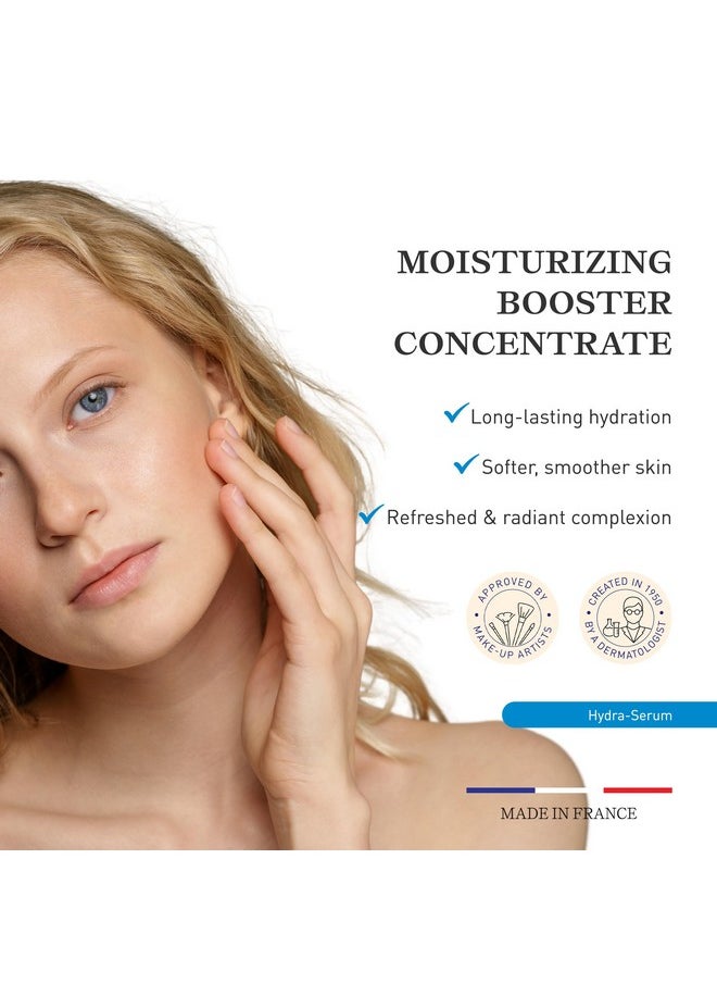 Embryolisse Hydra-Serum, Ultra-Hydrating Lightweight Hyaluronic Acid Facial Serum with White Water Lily, For Oily to Combination Skin, 1.01 Fl Oz