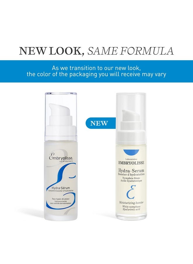 Embryolisse Hydra-Serum, Ultra-Hydrating Lightweight Hyaluronic Acid Facial Serum with White Water Lily, For Oily to Combination Skin, 1.01 Fl Oz