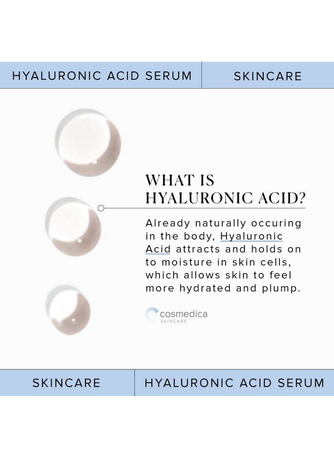 Hyaluronic Acid Serum for Skin- 100% Pure-Anti-Aging Serum- Intense Hydration + Moisture, Non-greasy, Paraben-free-Best Hyaluronic Acid for Your Face (Pro Formula)