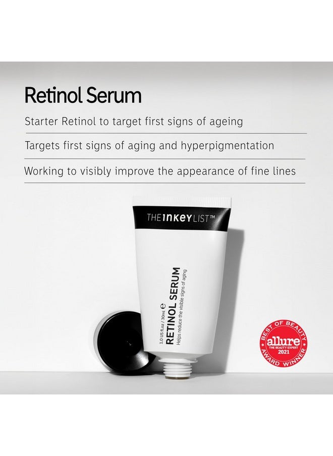 The INKEY List 1% Slow Release Retinol Serum, Targets Signs of Aging, Helps Reduce Appearance of Fine Lines and Wrinkles, For All Skin Types, 30ml, 1 fl oz