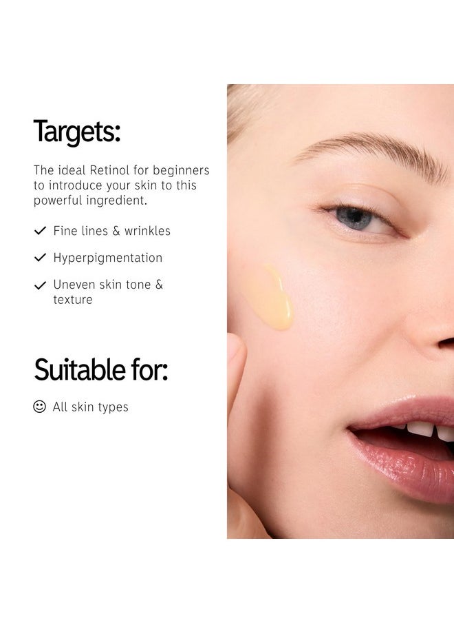 The INKEY List 1% Slow Release Retinol Serum, Targets Signs of Aging, Helps Reduce Appearance of Fine Lines and Wrinkles, For All Skin Types, 30ml, 1 fl oz