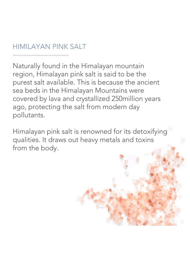 Pure Body Naturals Himalayan Salt Scrub, 12 ounces | Natural Face, Body, Hand, Foot and Skin Exfoliator | Facial Exfoliating Pink Salt with Sweet Almond Oil, Jojoba Oil, Vitamin E, and Aloe Vera