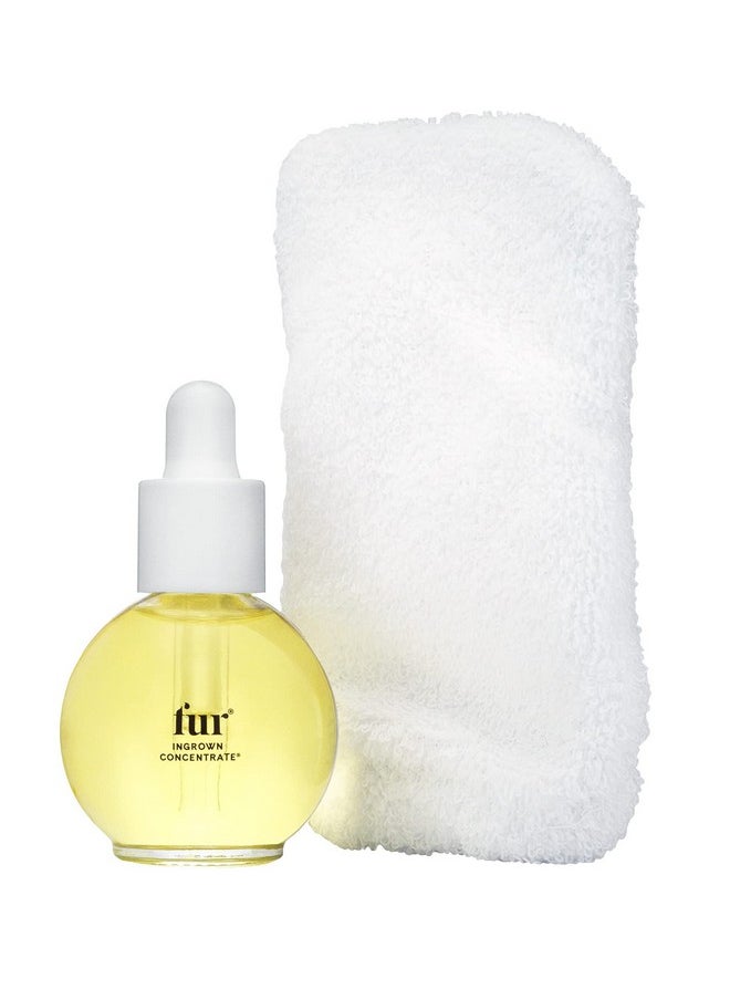 Fur Ingrown Concentrate: Exfoliating Oil Kit for your Hair and Skin to Smoothe, Soothe, and Treat Ingrown Hairs - O.5 fl. oz.