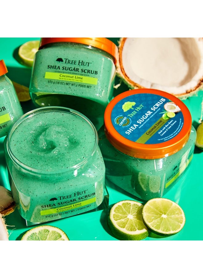 Tree Hut Shea Sugar Body Scrub Coconut Lime 18 oz