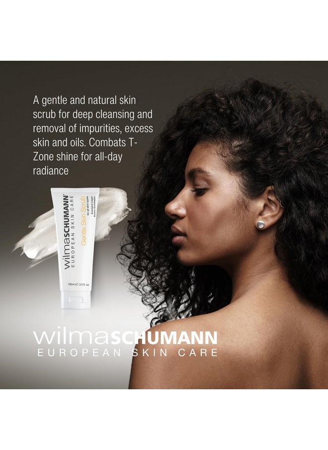 Wilma Schumann Gentle Skin Scrub, Natural Face Scrub, Face Exfoliant, 3.5 oz