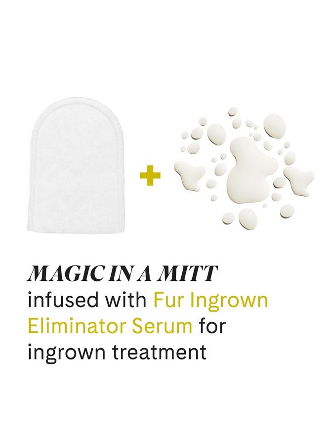 Fur Ingrown Eliminator- Post Hair Removal Care to Soothe Irritation and Eradicate Bumps - 12 Wipes