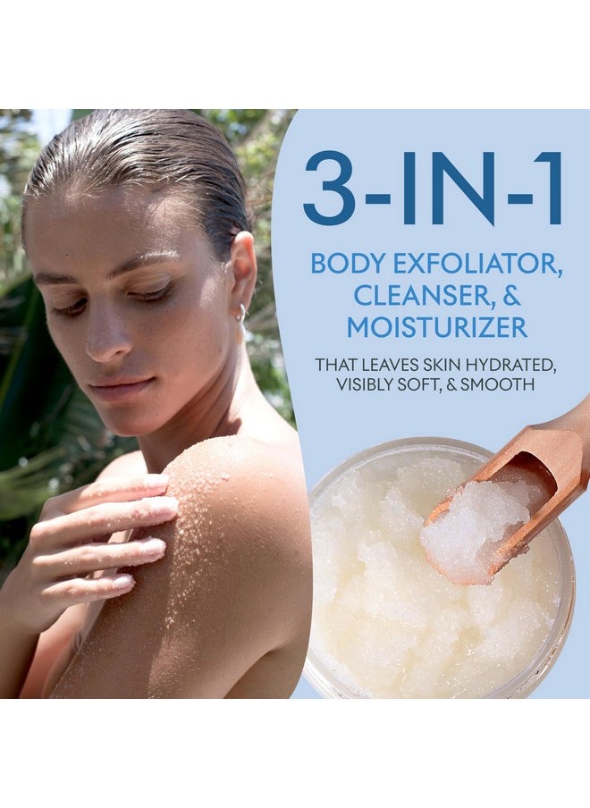 SEACRET Body Scrub - Salt & Oil Body Exfoliator with Dead Sea Minerals and Essential Oils, Ocean Mist Scent 14.1 FL.OZ.