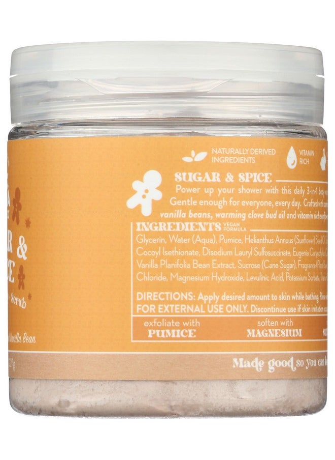 Pacha Sugar & Spice Whipped Soap & Scrub, Luxurious Body Wash and Scrub for a Nourishing & Relaxing Head to Toe Cleanse, 8 oz