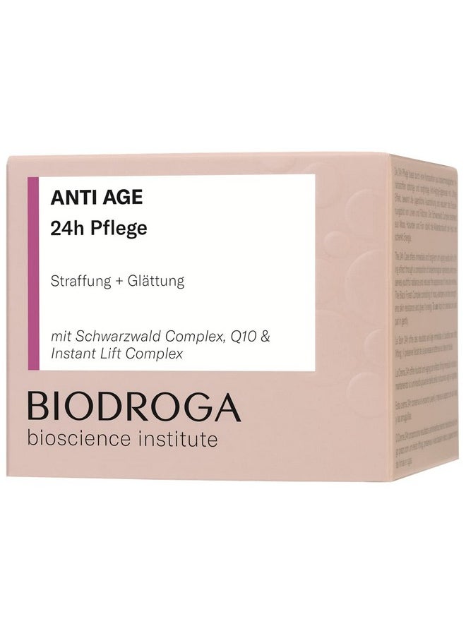 Biodroga Anti Aging 24h Face Cream 50ml - Firming Anti Wrinkle Face Care Day Cream Night Cream Vegan Bioscience Institute