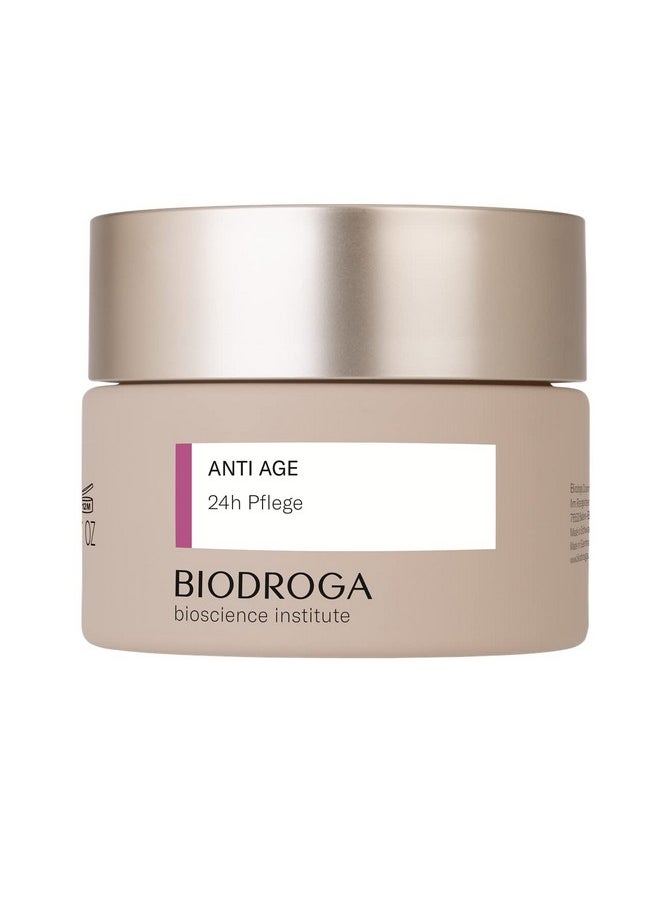 Biodroga Anti Aging 24h Face Cream 50ml - Firming Anti Wrinkle Face Care Day Cream Night Cream Vegan Bioscience Institute