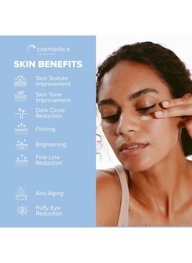 Cosmedica Skincare Multi-Active Hydrating Night Cream - Revitalizing Overnight Moisturizer & Anti-Aging Cream for Face and Neck with Hyaluronic Acid, Organic Shea, Glycolic Acid and Vitamin E 2 oz