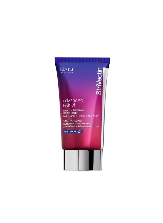 StriVectin Advanced Retinol Intensive Night Moisturizer, Targets Visible Signs of Aging for Healthier Skin, 1.7 Fl Oz