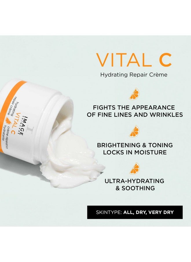 IMAGE Skincare, VITAL C Hydrating Repair Cr?me, Anti-Aging Face Night Cream with Hyaluronic Acid, 2 fl oz