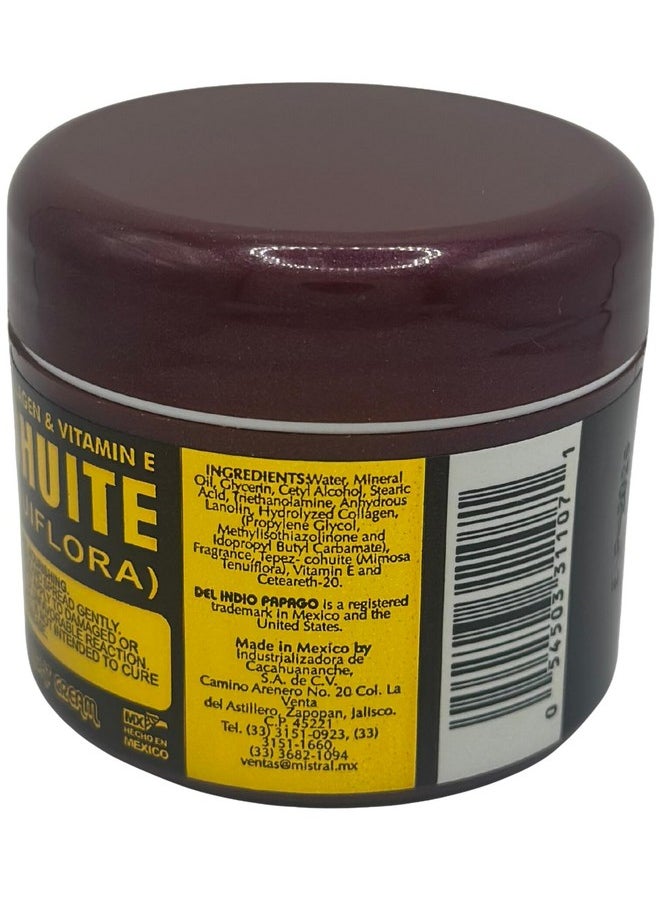 Del Indio Papago Tepezcohuite Night Cream 60g / 2.02Fl Oz 3 Pack - Reduce Expression Lines - Clarifies Skin Imperfections