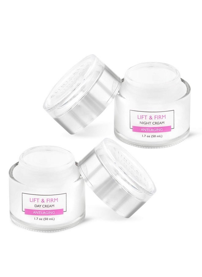 SpaScriptions Clinicals- Lift & Firm Day & Night Cream Set with Collagen - 2 Pack (1.7oz)