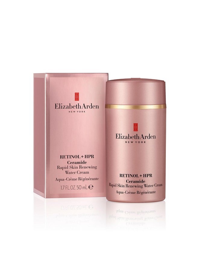 Elizabeth Arden Retinol Serum Wrinkle Filler + HPR Next Generation Retinoid, Ceramide, and Peptide Rapid Skin Renewing Water Day and Night Cream for Face and Neck, 1.7 fl. Oz