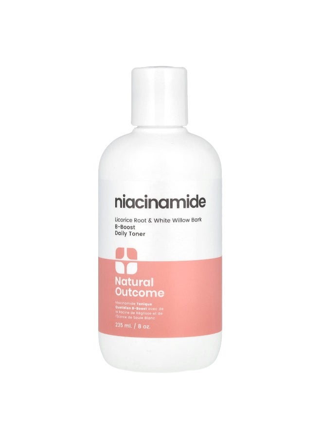Natural Outcome, Niacinamide, B-Boost Daily Toner, Fragrance Free, 8 oz (236 ml)