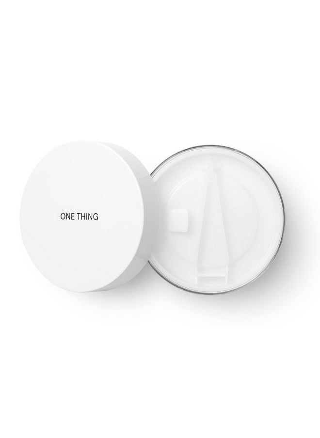 ONE THING Toner Pad Case, 1 Count | Travel Size Mini Makeup Container with Lid and Forceps for Toner Pads DIY, Empty Clear Reusable Refillable | Korean Skin Care