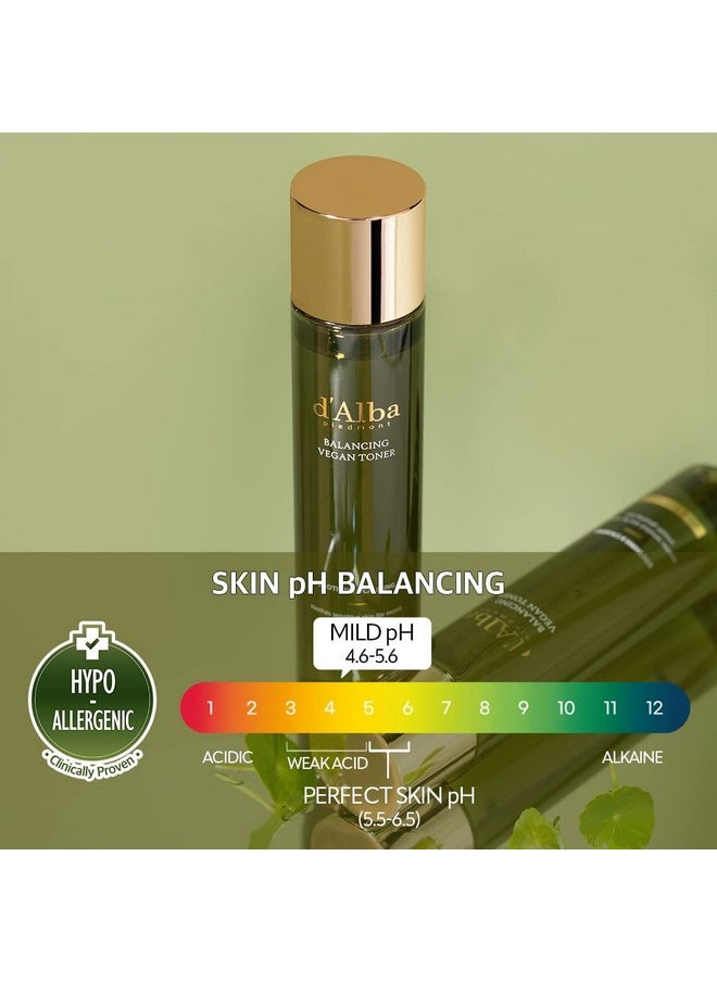 d’Alba Italian White Truffle Mild Skin Balancing Vegan Toner, Mild pH Formula, Suitable for Sensitive Skin, Lightweight Finish
