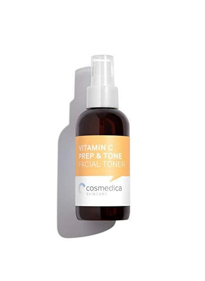 Vitamin C Prep & Tone (4oz) Facial Toner and Prep, Minimize Pores and Remove Excess Dirt, Oil, and Make-Up- Best Vitamin C for Skin