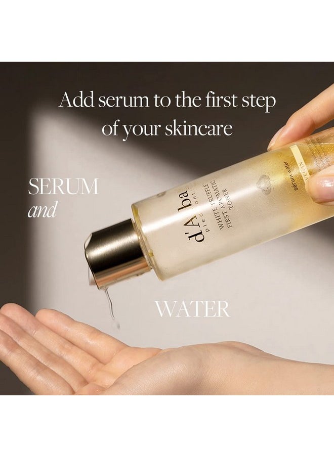 d'alba Piedmont Italian White Truffle First Aromatic Toner, Vegan Skincare, Gentle Hydrating Toner with White Truffles, Weakly Acidic Toner, Skin Texture Enhancement, Surfactant Free