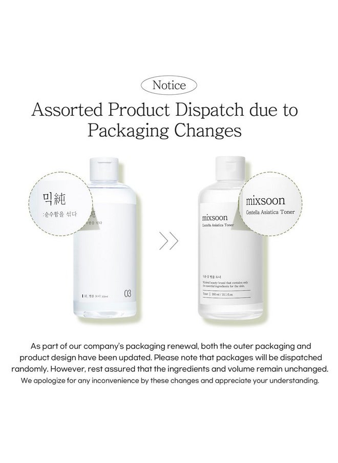 mixsoon Centella Asiatica Toner 10.14 fl oz / 300 ml