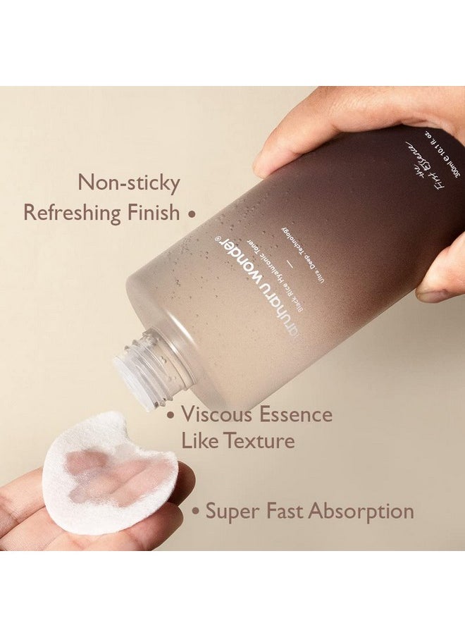 Haruharu Wonder Black Rice Hyaluronic Toner 10.1 fl.oz / 300ml | Face Moisturizer, Facial Toner for All Skin Types | Vegan, Cruelty Free, EWG-Green