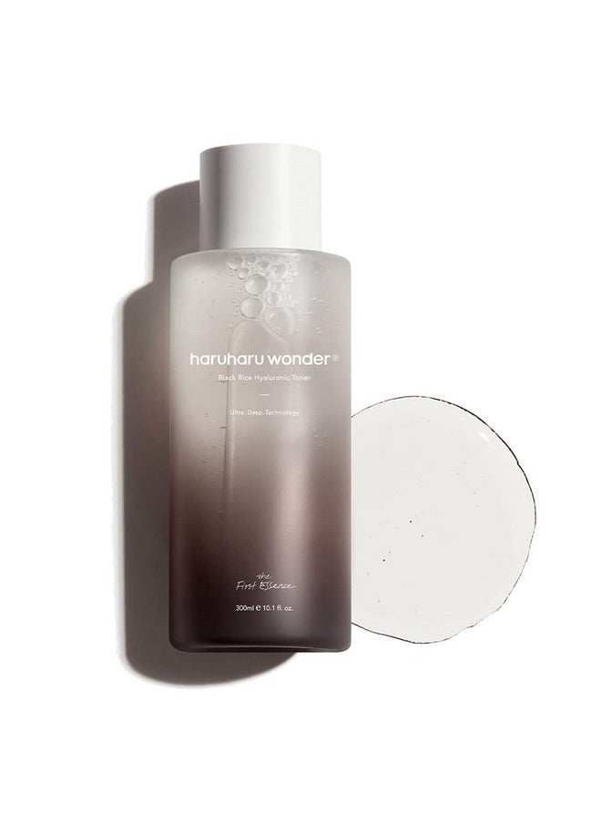 Haruharu Wonder Black Rice Hyaluronic Toner 10.1 fl.oz / 300ml | Face Moisturizer, Facial Toner for All Skin Types | Vegan, Cruelty Free, EWG-Green