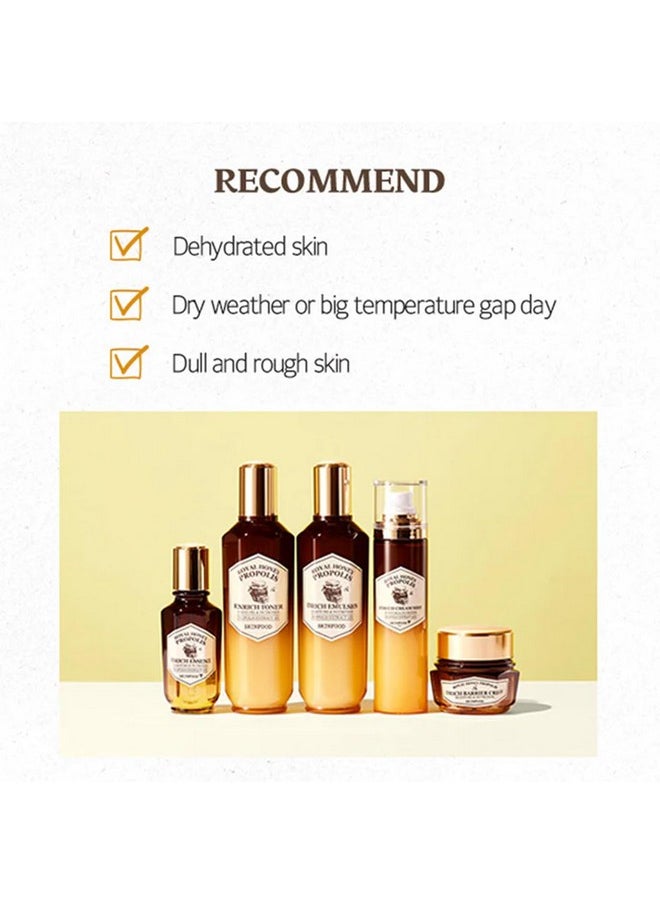 SKINFOOD Royal Honey Essential Emulsion 160ml (5.41 fl.oz.) - Concentrated Aged Honey Skin Nourishing & Hydrating Essential Emulsion, Skin Moisturizing & Glowing for Dry and Rough Skin
