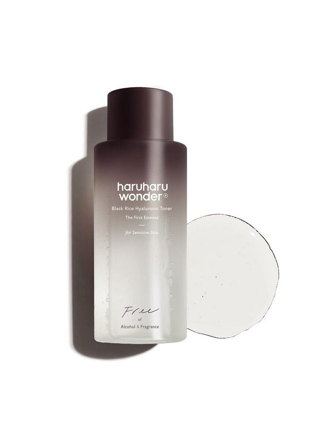 Haruharu Wonder Black Rice Hyaluronic Toner for Sensitive Skin 5.1 fl.oz / 150ml | Alcohol Free, Fragrance Free | Vegan, Crurelty Free, EWG-Green