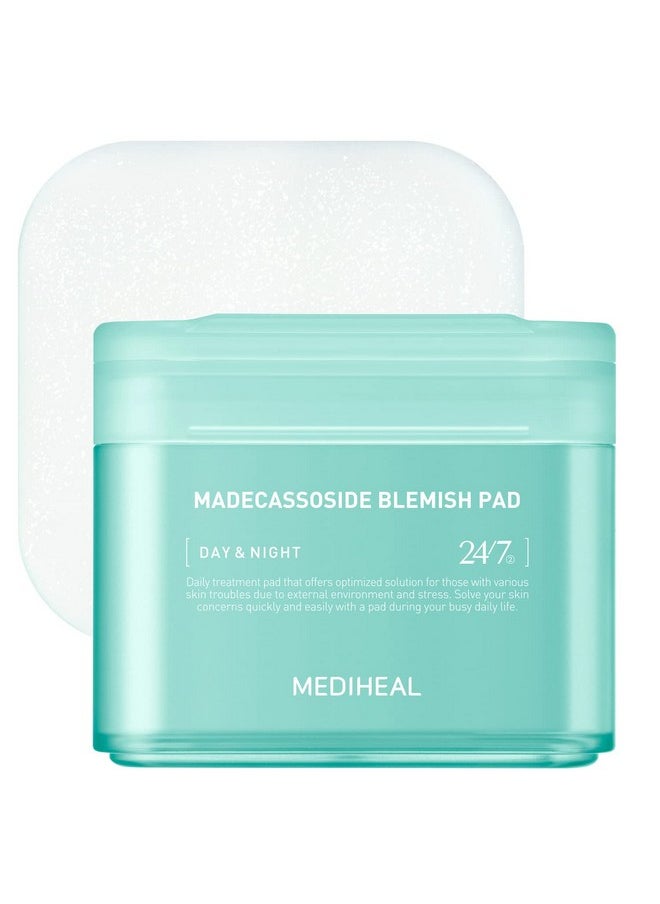 MEDIHEAL Madecassoside Cotton Facial Pads - Toner Pads with Centella Asiatica to Improve Uneven Skin Tone - Vegan Face Gauze Pads, 100 Pads