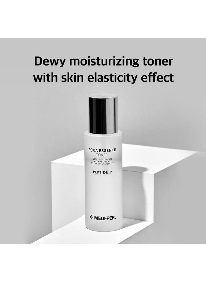 [MEDI-PEEL] Aqua Essence Peptide 9 Toner 8.45 fl oz / 250ml | Anti-Aging Water Glow Up Toner, Collagen Firming Toner | Korean Skincare, For All Skin Types