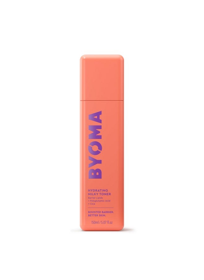 BYOMA Hydrating Milky Toner - Dewy, Ultra Hydrating Toner for Face - Soothes Skin, Locks in Moisture, Reduces Redness - Barrier Repair - 5.07 fl oz