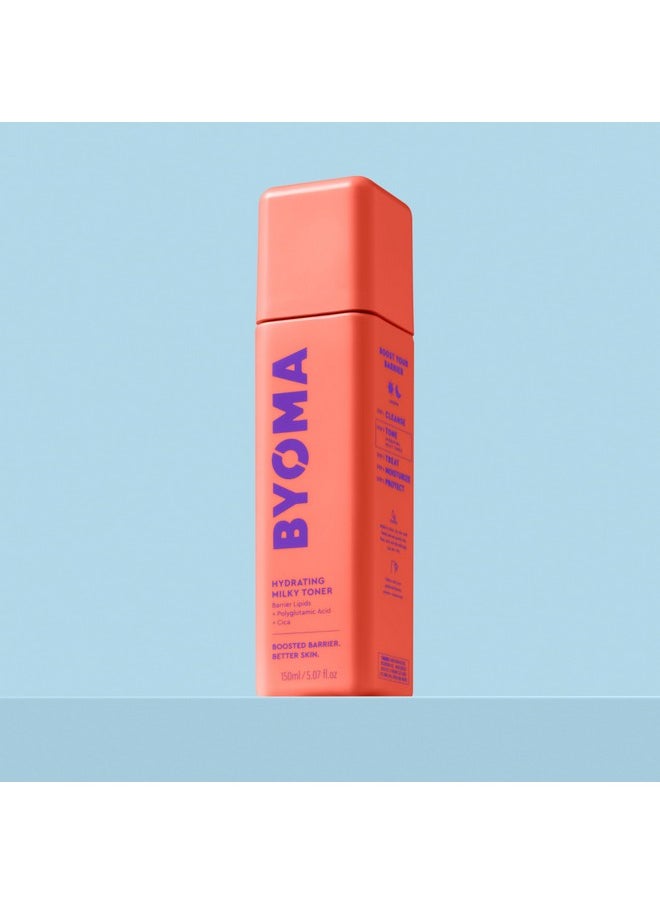 BYOMA Hydrating Milky Toner - Dewy, Ultra Hydrating Toner for Face - Soothes Skin, Locks in Moisture, Reduces Redness - Barrier Repair - 5.07 fl oz
