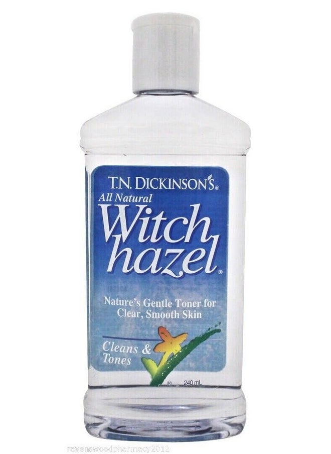 T.N. Dickinson's Witch Hazel 100% Natural Astringent for Face and Body, 8 fl oz