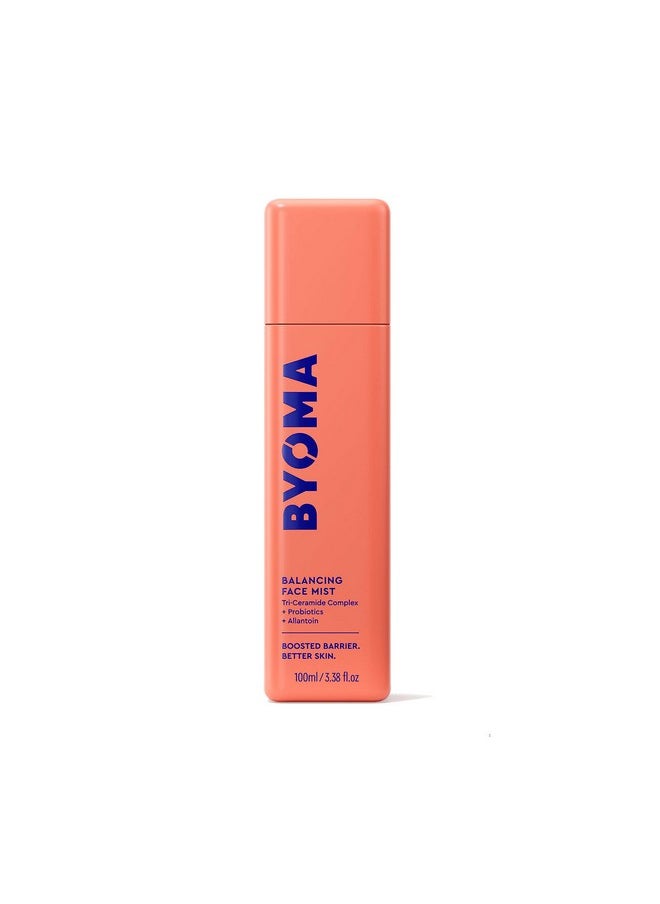 BYOMA Balancing Face Mist - pH Balanced Face Toner with Ceramides, Probiotics & Allantoin - Alcohol Free Toner Spray - Balance, Soothe & Refresh Throughout The Day - 3.38 fl. oz