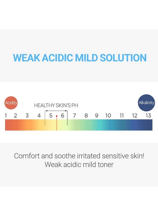 SCINIC The Simple Calming Toner, pH 5.5, 4.90 fl oz (145 ml) | Vegan Face Astringent for Sensitive and Irritated Skin | Fresh Watery Texture | PH-Balanced Mild Toner | Korean Skincare